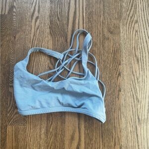 Lululemon Blue Strappy Sports Bra